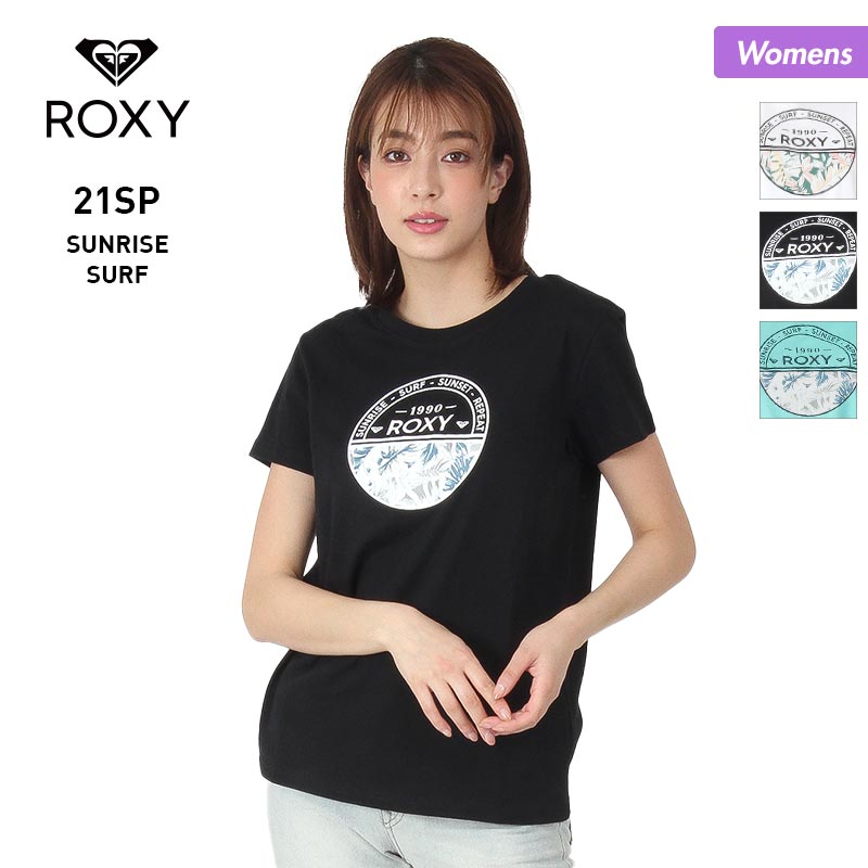 ROXY Women's Short Sleeve T-shirt RST211072 T-shirt Tops Logo Women's 