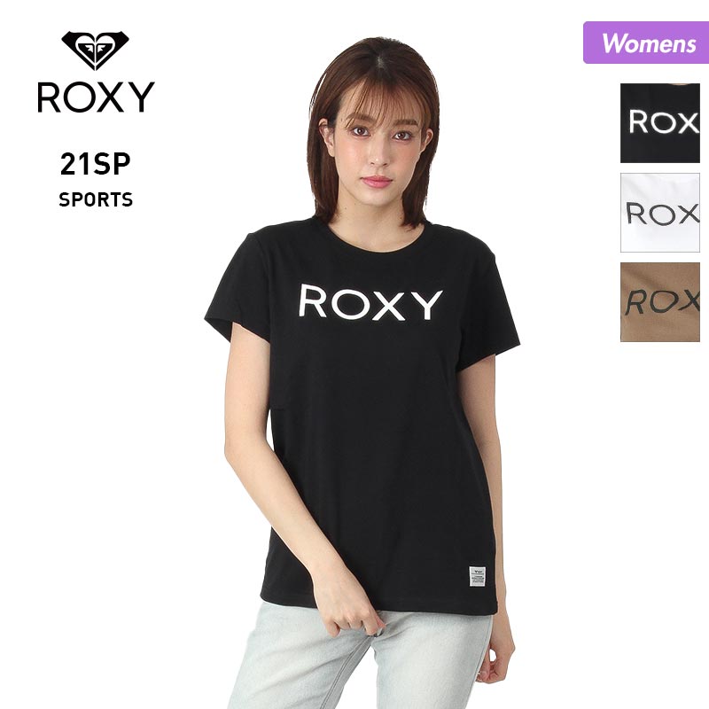 ROXY Women's Short Sleeve T-shirt RST211071 T-shirt Tops Logo Women's 