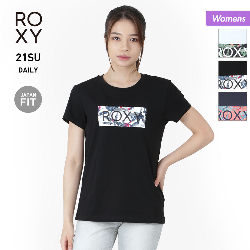 ROXY/ロキシー レディース 半袖 Tシャツ RST212027 ティーシャツ トップス ロゴ 女性用【メール便発送_22SS08】