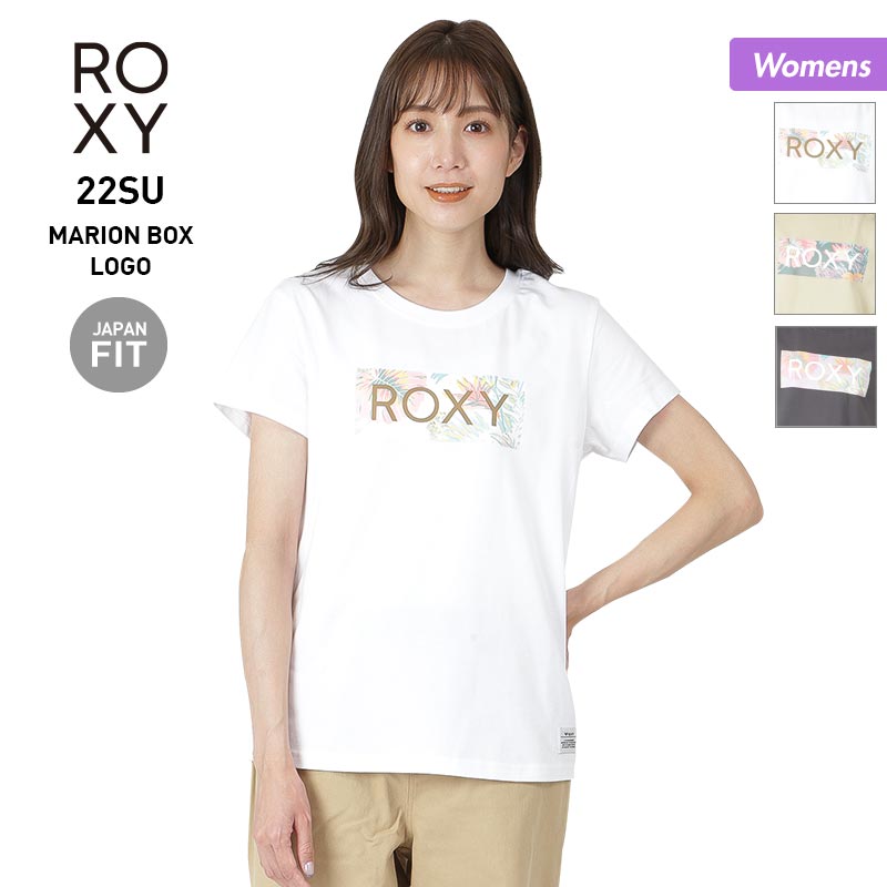 ROXY Women's Short Sleeve T-shirt RST222045 T-shirt Printed Logo Plain Spring Summer For Women [Shipping by mail_22SS-09] 