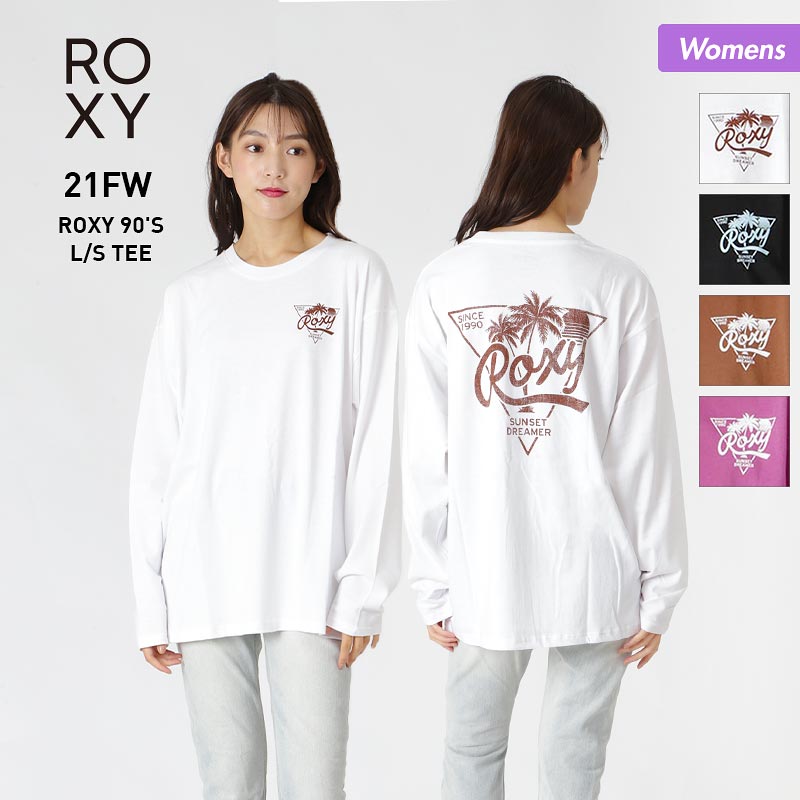 ROXY/ロキシー レディース ロングTシャツ RLT214074 長袖 ティーシャツ ロンT バックプリント 女性用