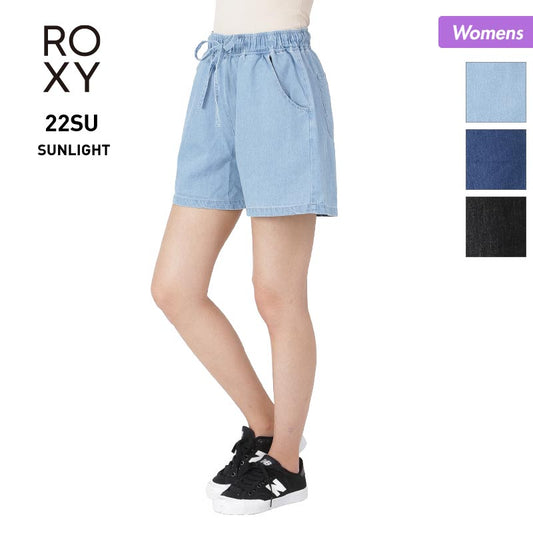 ROXY/ロキシー レディース ショートパンツ RPT222025 デニム ハイウエスト 短パン ボトムス 女性用【メール便発送】