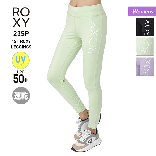 ROXY Women's Fitness Leggings RPT231515 Long Pants UV Cut Fast Drying UPF50+ Bottoms Gym Yoga Wear For Women [Mail Delivery 23SS-01] 