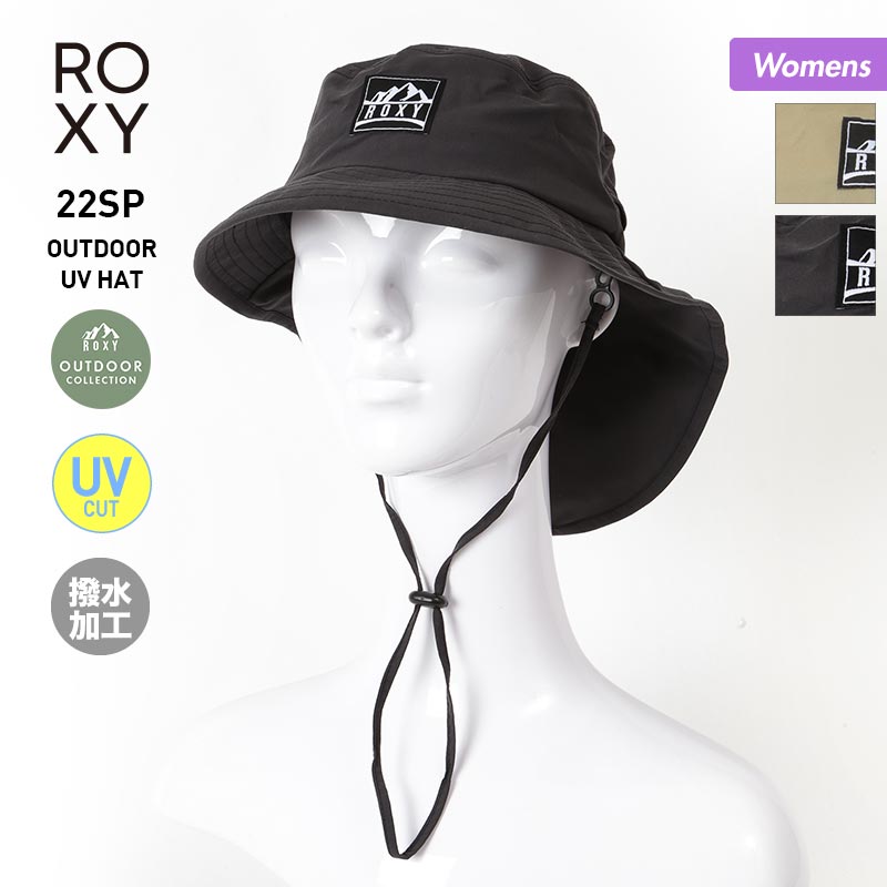 ROXY/ロキシー レディース サーフハット 帽子 RSA221751 ぼうし サファリハット アウトドアハット 首元日除け付き UVカット 撥水 ビーチ 海水浴 プール 女性用