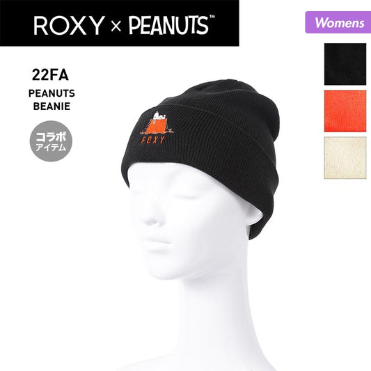ROXY Women's Knit Hat RBE224809 PEANUTS Collaboration Peanuts Snoopy Hat Knit Cap Beanie Ski Snowboard Cold Protection For Women [Mail Delivery 22FW-03] 