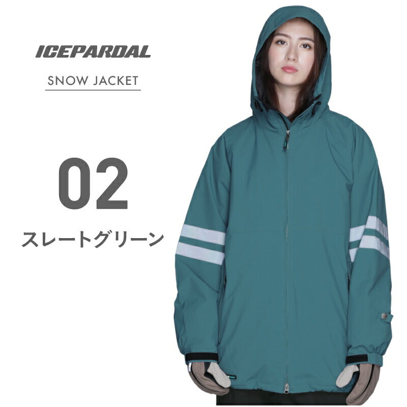 Reflector Jacket Snowboard Wear Women's ICEPARDAL ICJ-820 