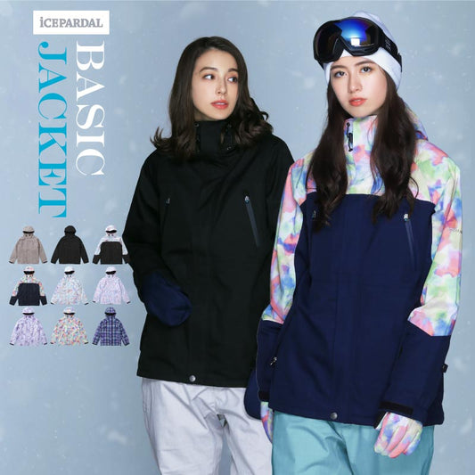 Regular Silhouette Jacket Snowboard Wear Women's ICEPARDAL ICJ-815M 