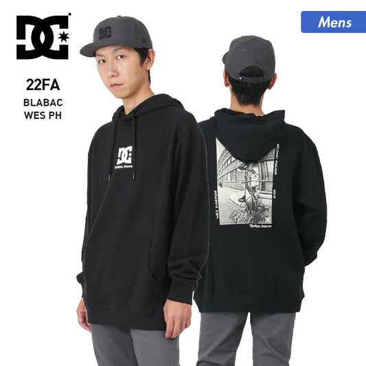 DC SHOES Men's Pullover Hoodie DPO224043 Pull Parka Hooded Hoodie Back Logo Long Sleeve For Men 
