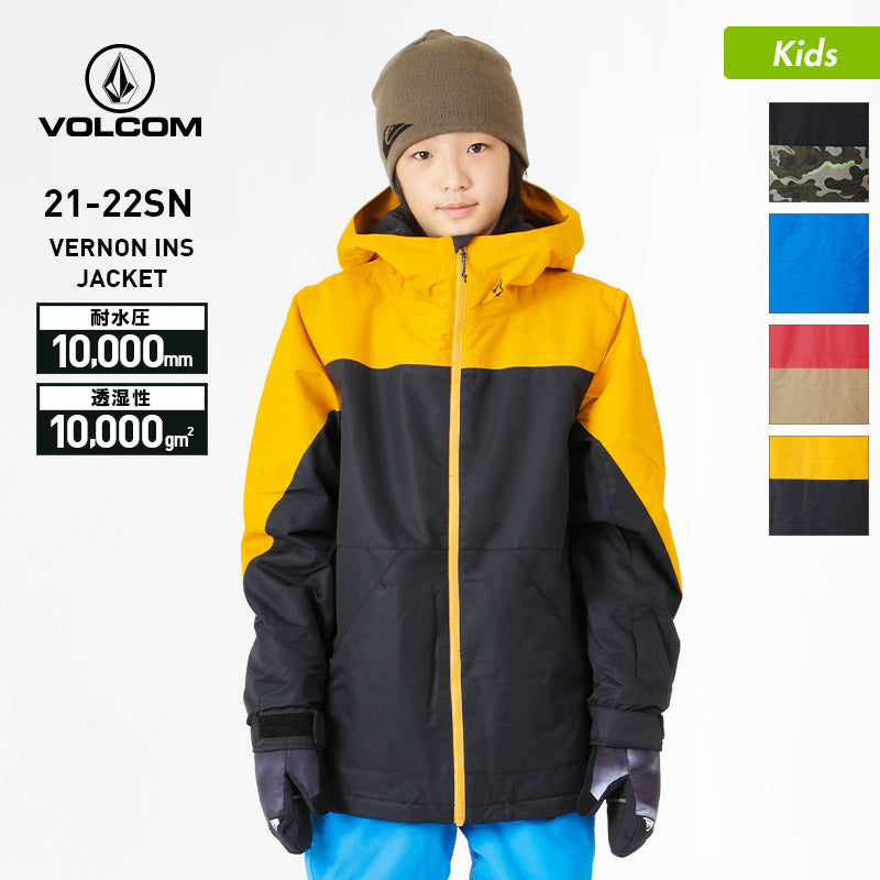 VOLCOM/Volcom kids snowboard wear jacket single item I0452202 