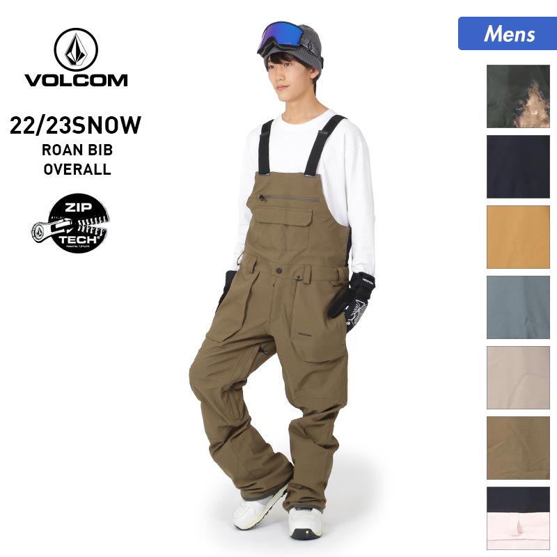 VOLCOM Men's Snowboard Wear Bib Pants G1352306 Snowboard Wear Snow Wear Lower Bottoms Ski Wear Wear Trousers Snow Pants For Men 