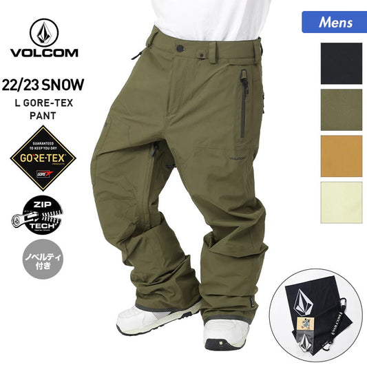 VOLCOM/Volcom Men's GORE-TEX Snowboard Wear Pants G1352303 Snow Pants Snowboard Wear Snow Wear Wear Bottoms Lower Ski Wear Pants Gore-Tex 