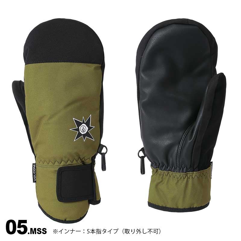 VOLCOM VOLCOM ボルコム J68524JABLK メンズ Sサイズ インナーグローブ InnerGlove ブラック色 手袋 スノボ 防寒具 ヴォルコム 新品 即決 送料無料