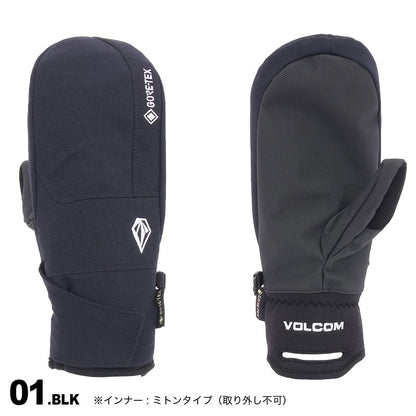 VOLCOM/ボルコム メンズ GORE-TEX ミトンスノーグローブ J6852405スノーボードスキーゴアテックス防寒手袋手ぶくろ男性用