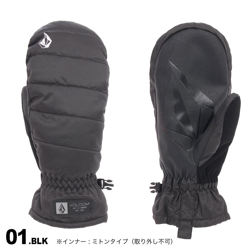 VOLCOM/ボルコム レディース ミトンスノーグローブ K6852405