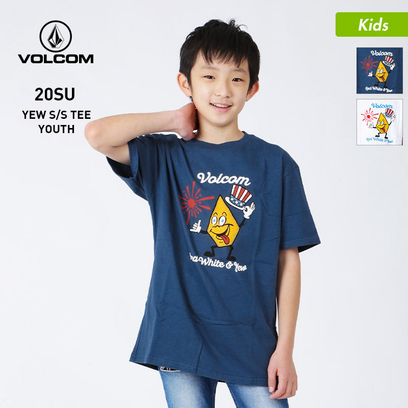 VOLCOM/ボルコム キッズ 半袖 Ｔシャツ C3522008 ティーシャツ トップス ロゴ ジュニア 子供用 こども用 男の子用 女の子用