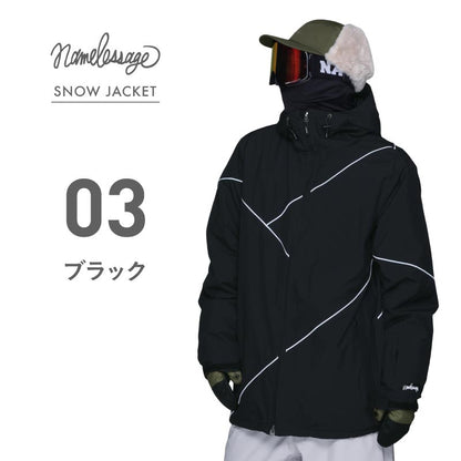 Hoodless jacket snowboard wear men's women's namelessage age-829 