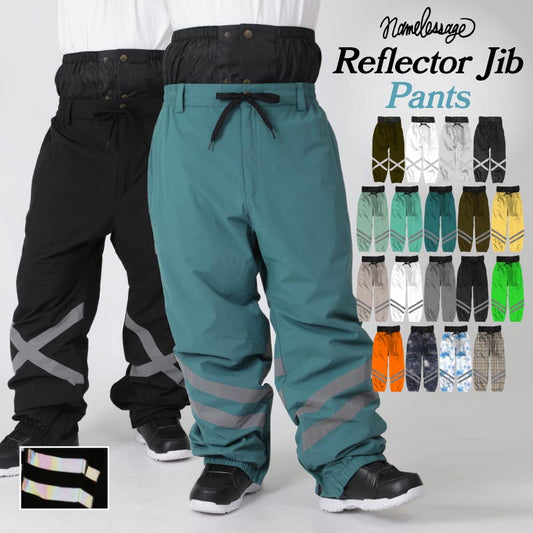 Reflector jib pants Snowboard wear Men's Women's namelessage age-741RN/age-742RN