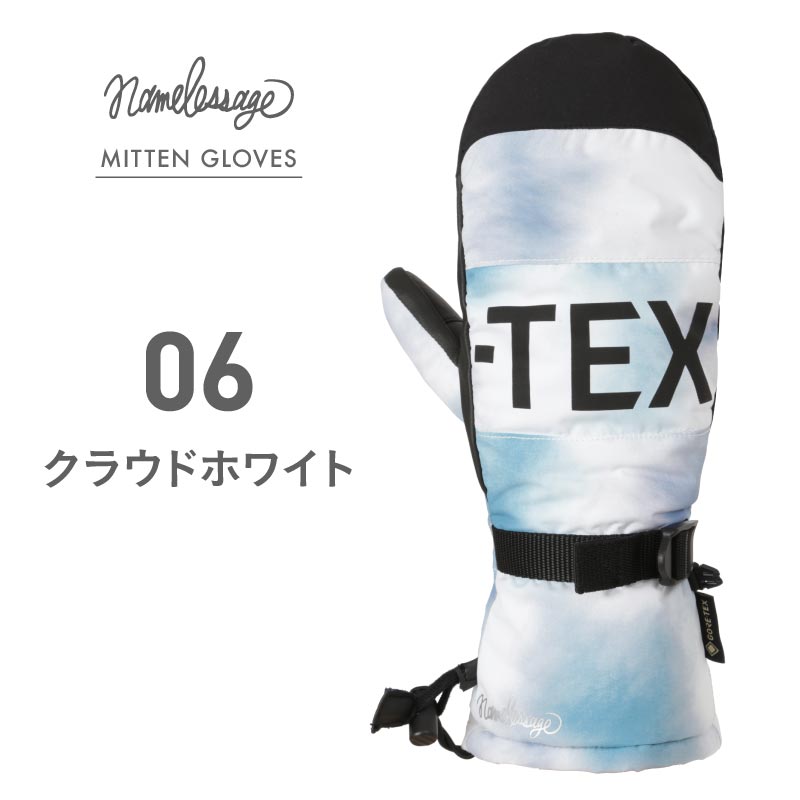 GORE-TEX long cuff snow gloves men's women's namelessage AGE-33M 
