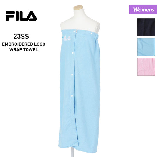 FILA Women's Wrap Towel 223802 Rolled Towel Change of Clothes Towel Button Kigae Towel Beach Towel Bath Towel Beach Sea Bathing Pool For Women 