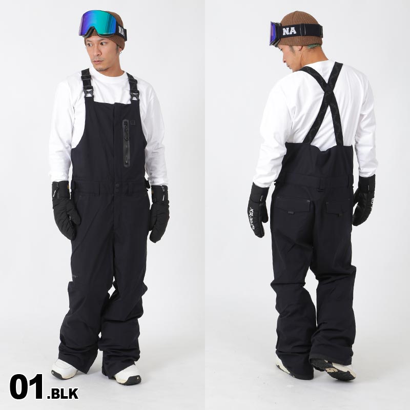 BILLABONG Men's Snowboard Wear Bib Pants BC01M-700 Snow Wear Snowboard Wear Snow Pants Overalls for Men 
