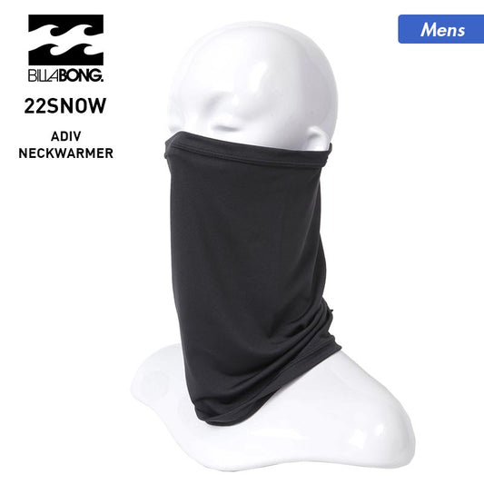 BILLABONG Men's Neck Warmer BC01M-901 Neck Gaiter Neck Gaiter Face Mask Face Mask Skiing Snowboarding Snowboarding Cold Protection for Men [Mail Delivery] 