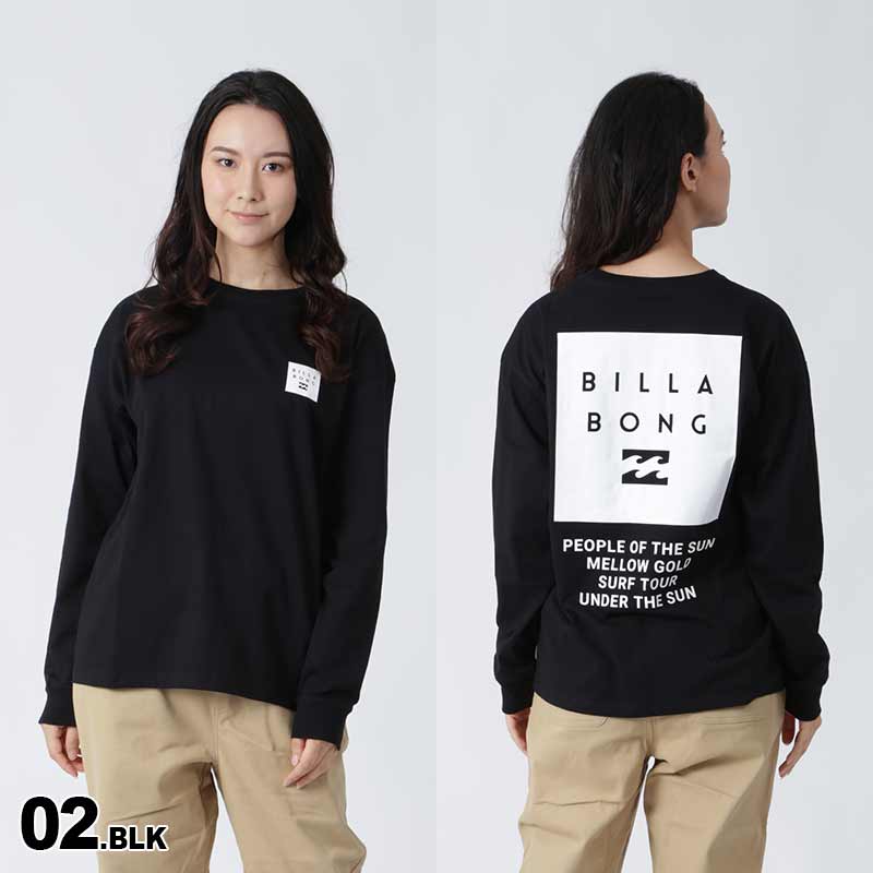 BILLABONG/ビラボン レディース ロングTシャツ BD014-050 長袖 ティー