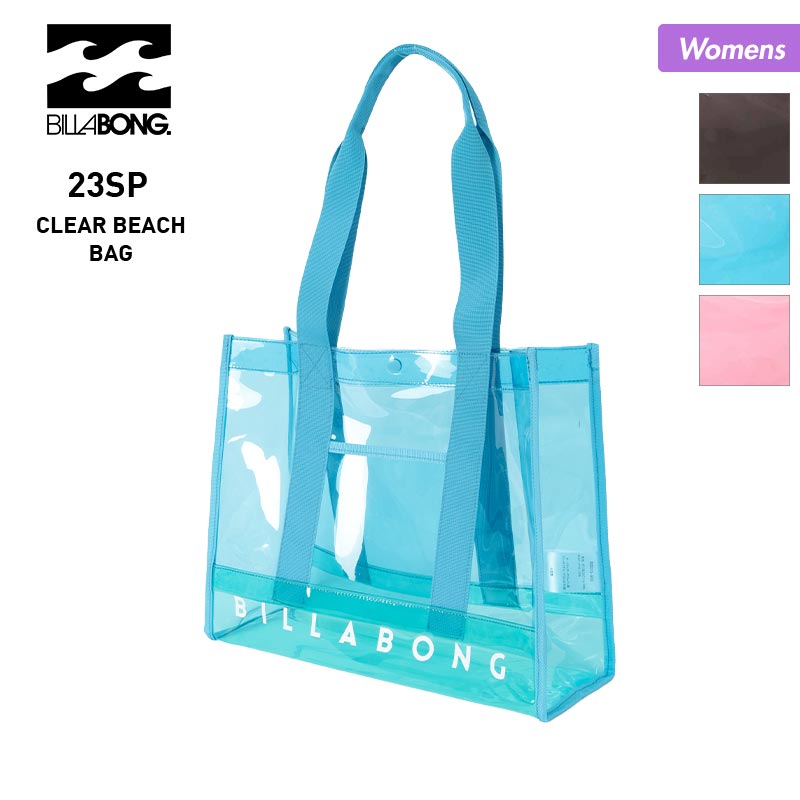 BILLABONG/ビラボン レディース ミニ トートバッグ BD013-903 ハンドバッグ ランチバッグ かばん 鞄 小物入れ ビニール PVC 女性用