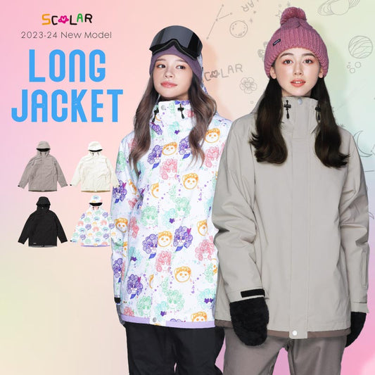 Long jacket snowboard wear ladies SCOLAR SCJ-5960 