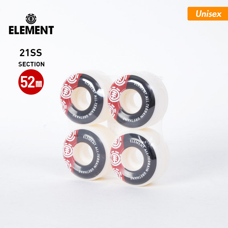 ELEMENT / element men's &amp; women's wheel set of 4 BB027-305 hardness 99A skateboard skateboard tires men's women's 