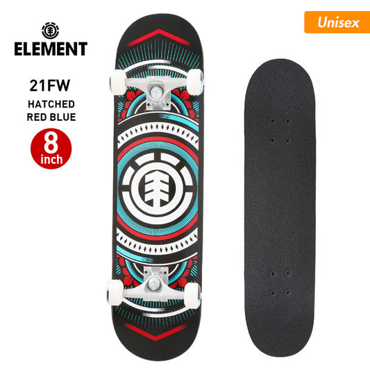 ELEMENT/element men's &amp; women's skateboard complete deck BB027-423 8 inch complete set finished product board skateboard for men women 