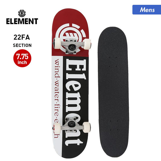 ELEMENT/エレメント メンズ スケートボード コンプリートデッキ BC027-432 7.75インチ コンプリートセット 完成品 デッキ トラック ウィール スケボー ロゴ 男性用