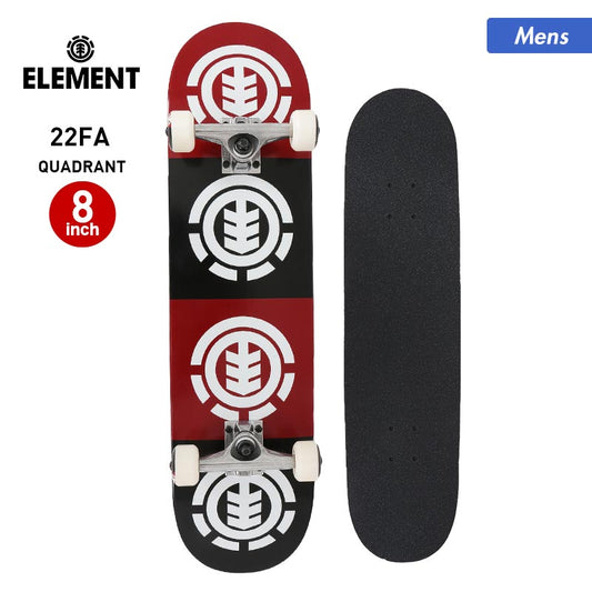 ELEMENT Men's Skateboard Complete Deck BC027-434 8 Inch Complete Set Finished Product Deck Truck Wheel Skateboard Logo for Men 