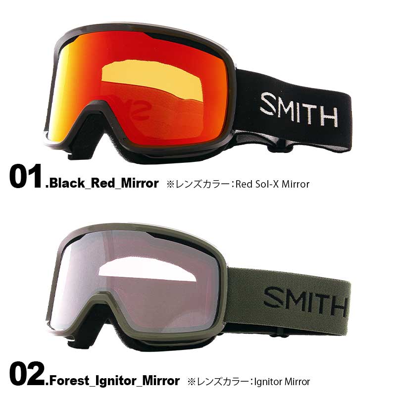 SMITH/スミス メンズ＆レディース スノーゴーグル Frontier スノーボード スキー ウインタースポーツ 保護 スノボゴーグル UVカット 男性用 女性用