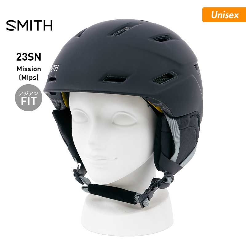 SMITH/スミス メンズ＆レディース ヘルメット Missionスノーボードプロテクタースノーボード 頭部保護ウインタースポーツアジアンフィット男性用女性用