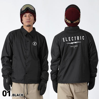 ELECTRIC/エレクトリック メンズ スノーコーチジャケット  E24F09スノージャケットスノボウェアスノーウェアスキーウェア上男性用