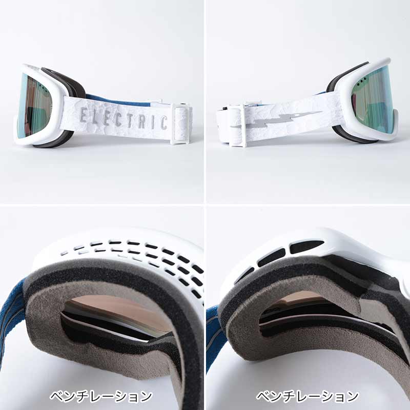 ELECTRIC/エレクトリック メンズ 平面ゴーグル  CHARGER XLスノーボードスキーウインタースポーツ保護スノボゴーグルUVカットメガネ対応男性用