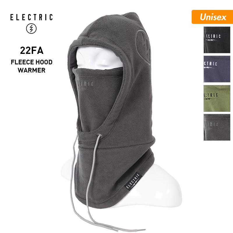 ELECTRIC Men's &amp; Women's Hooded Neck Warmer E23A05 Hood Warmer Neck Gaiter Balaclava Balaclava Face Mask Cold Protection Skiing Snowboarding Snowboarding Men's Women's 