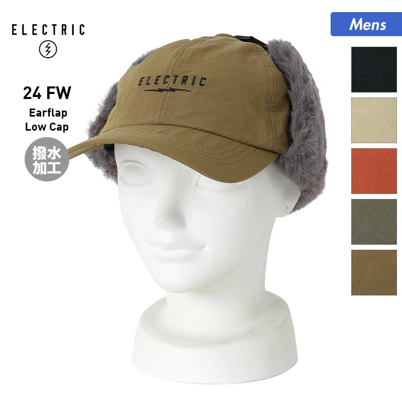 ELECTRIC/エレクトリック メンズ ボンバーキャップ  E24F21 耳当て付 ボア 帽子 防寒 スキー スノーボード スノボ 男性用