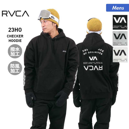RVCA/ルーカ メンズ 撥水パーカー BD042-048防風防寒フード付スノーボードスキー裏起毛男性用