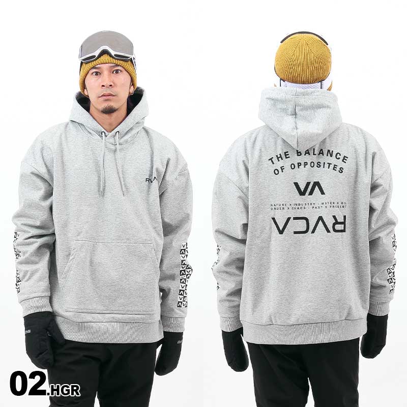 RVCA ルーカ メンズ 撥水パーカー BD042-048 防風 防寒 フード付