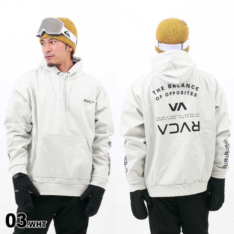 RVCA ルーカ メンズ 撥水パーカー BD042-048 防風 防寒 フード付