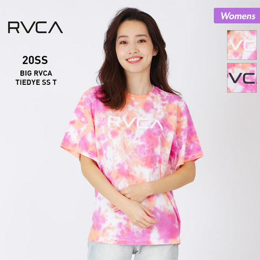 RVCA/루카 레이디스 반소매 T셔츠 BA043-217 티셔츠 탑스 로고 여성용 