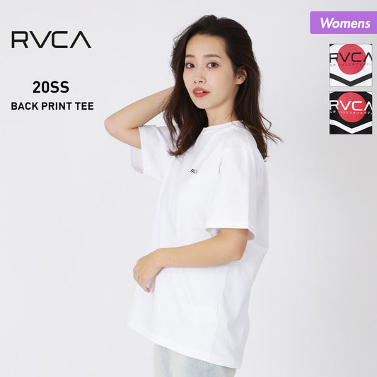 RVCA/루카 레이디스 반소매 T셔츠 BA043-246 티셔츠 탑스 로고 여성용 