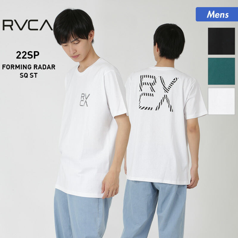 RVCA/ルーカ メンズ 半袖 Tシャツ BC041-243 ティーシャツ はんそで クルーネック ロゴ バックプリント 男性用【メール便発送_22SS06】