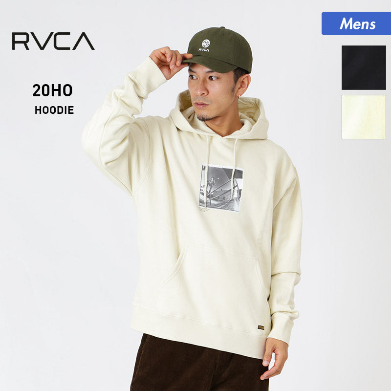 RVCA Men's Pullover Hoodie BA042-041 Pull Hoodie Long Sleeve Logo Hooded Hoodie For Men 