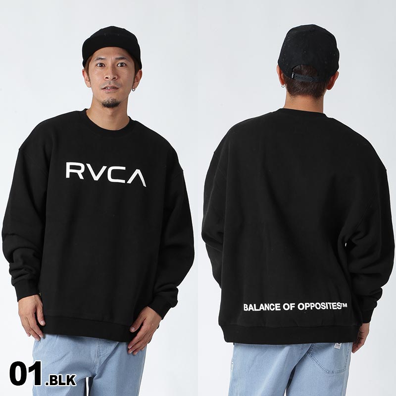 RVCA/ルーカ メンズ トレーナー BD042-151 長袖 スウェット 上 ロゴ