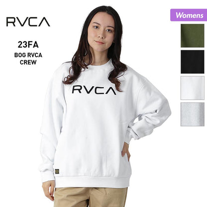 RVCA/ルーカ レディース トレーナー BD044-151 長袖 スウェット 上 ロゴ 女性用