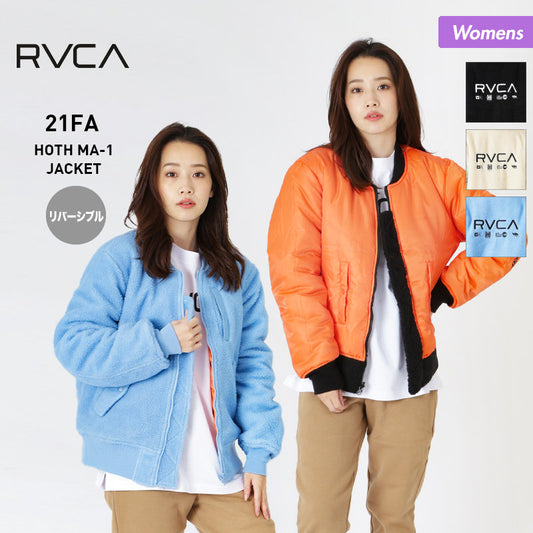 RVCA/Luca Women's MA-1 Jacket BB044-763 MA-1 Reversible Outer Jacket Reversible For Women 