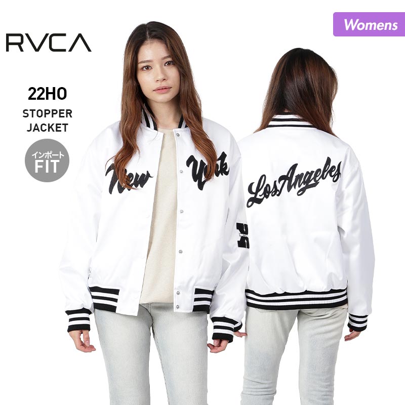 RVCA/Luca Women's Outer Jacket BC044-762 Stadium Jumper Long Sleeve Cold Protection For Women 