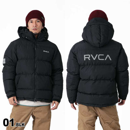 RVCA/ルーカ メンズ 中綿ジャケット BD042-782防寒軽量カジュアルジャケットフード付男性用